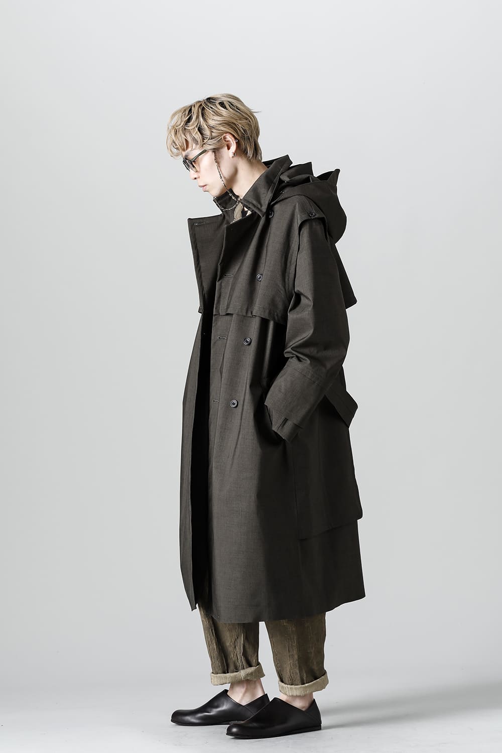 メイフェア オム ミックスド アーミー グリーン