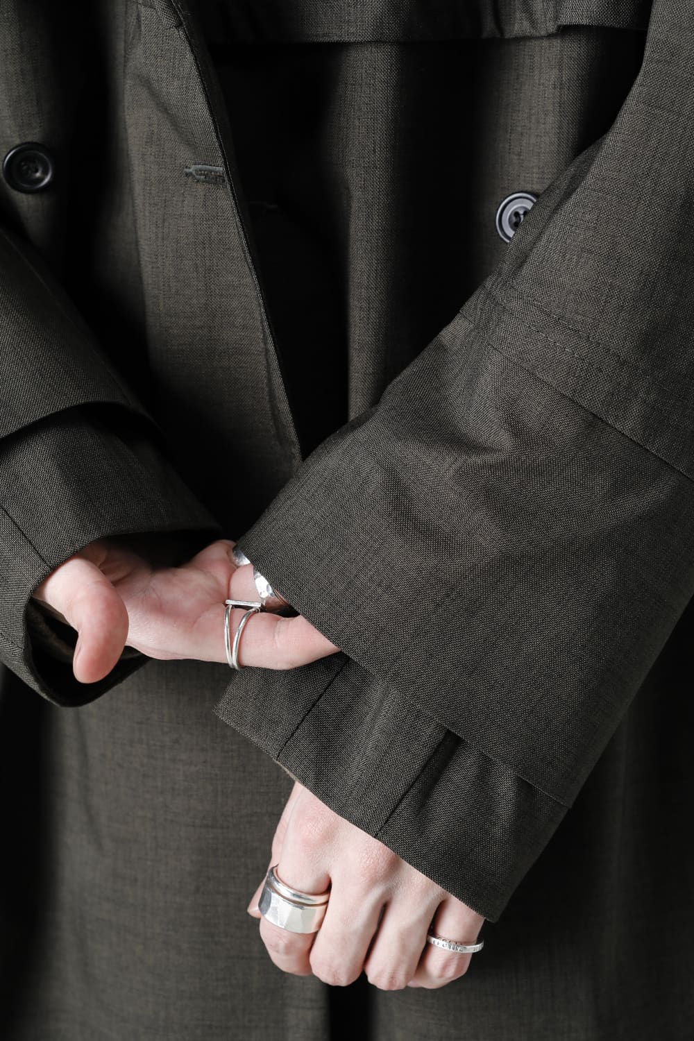 メイフェア オム ミックスド アーミー グリーン