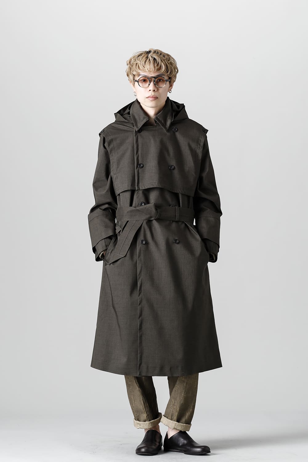 メイフェア オム ミックスド アーミー グリーン