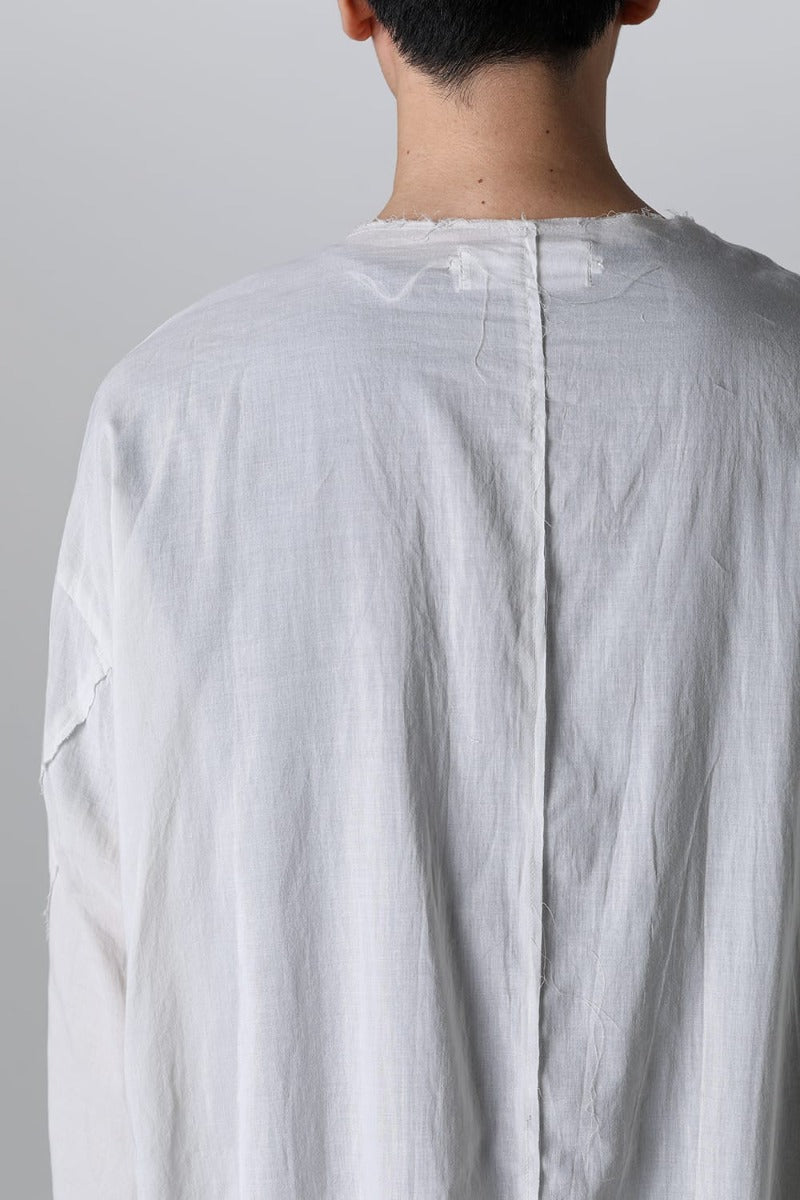 リボンコードスモックシャツ L.Gray