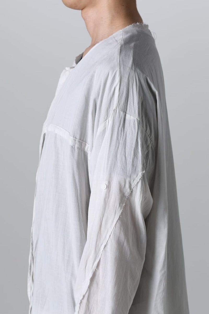 リボンコードスモックシャツ L.Gray