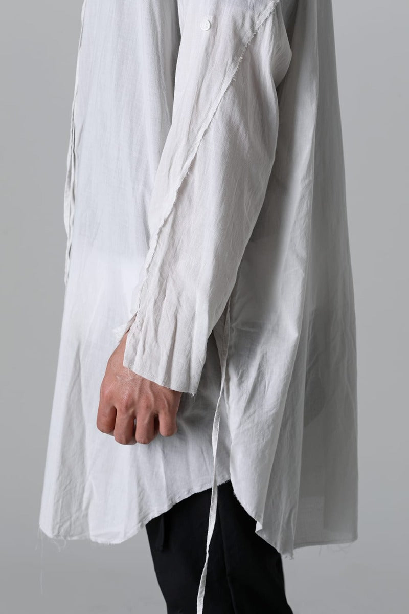 リボンコードスモックシャツ L.Gray