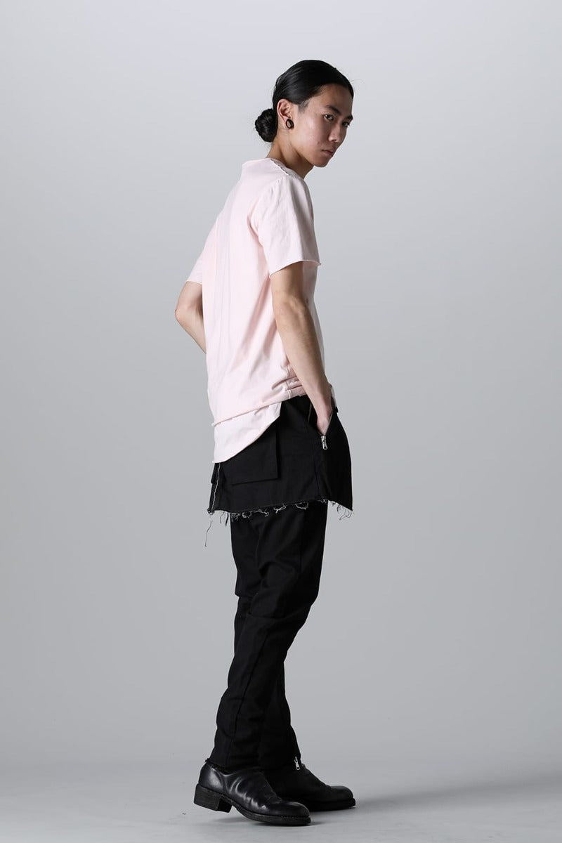 Layered Cutsew -0th- Ash Pink