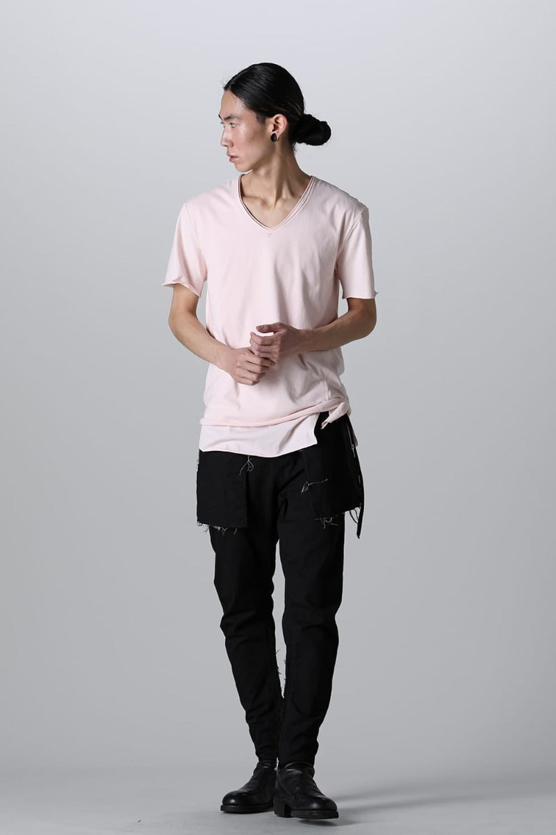 Layered Cutsew -0th- Ash Pink