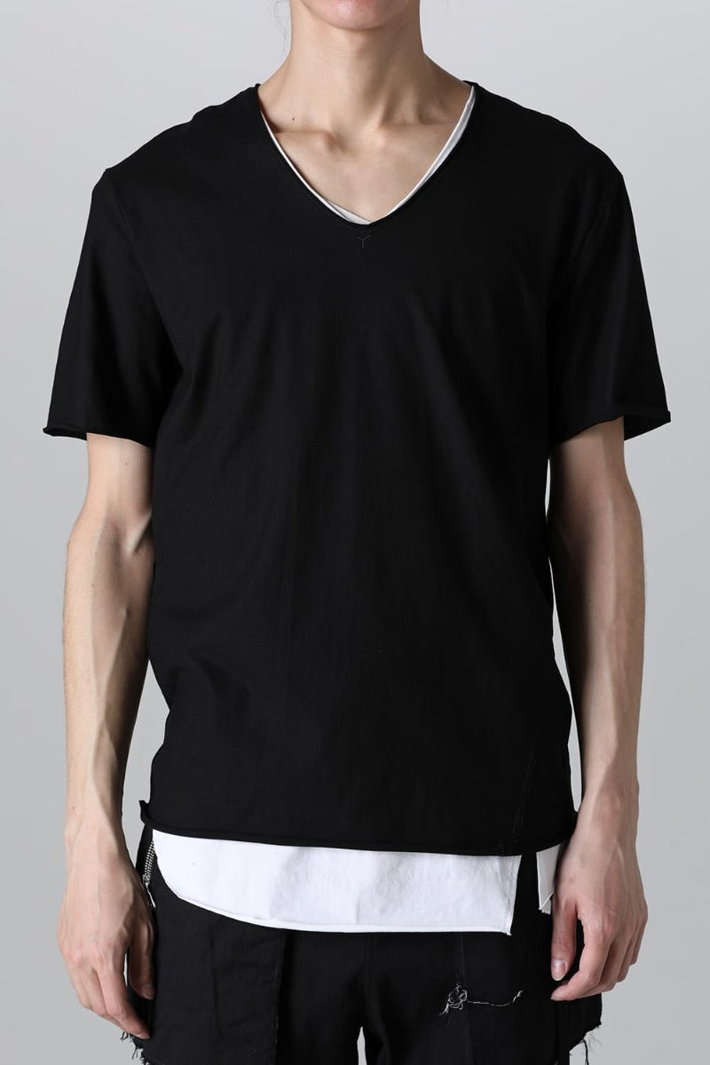 Layered Cutsew -0th- Black/White