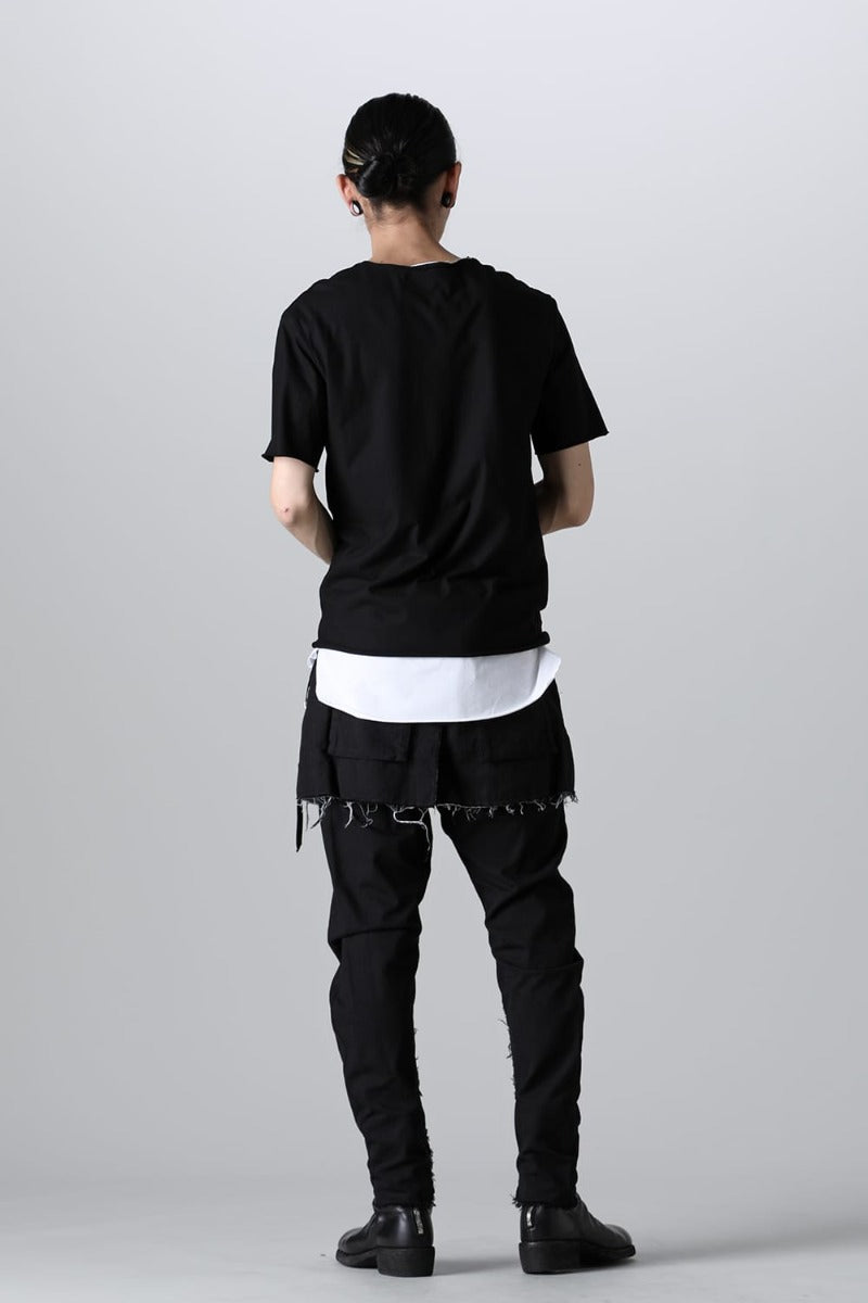 Layered Cutsew -0th- Black/White
