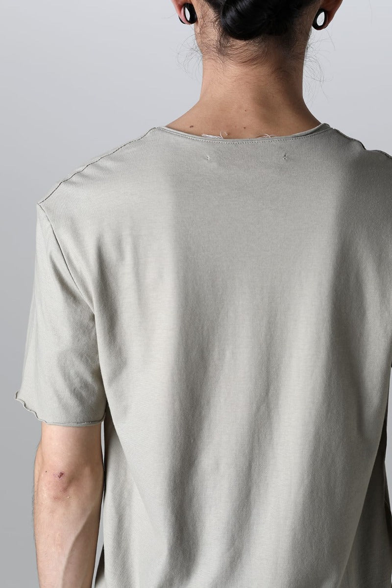 Layered Cutsew -0th- Khaki/Light Gray