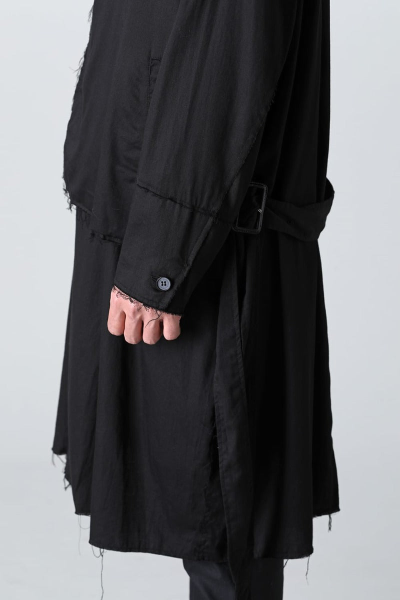 Airy Harf Layered Coat Over