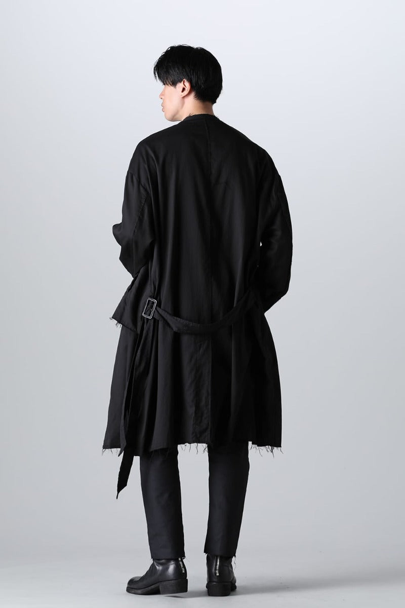 Airy Harf Layered Coat Over