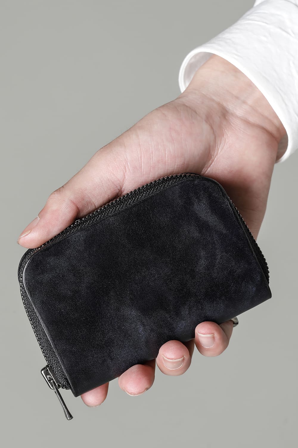 Nagi Wallet Mini Museum Calf  Navy