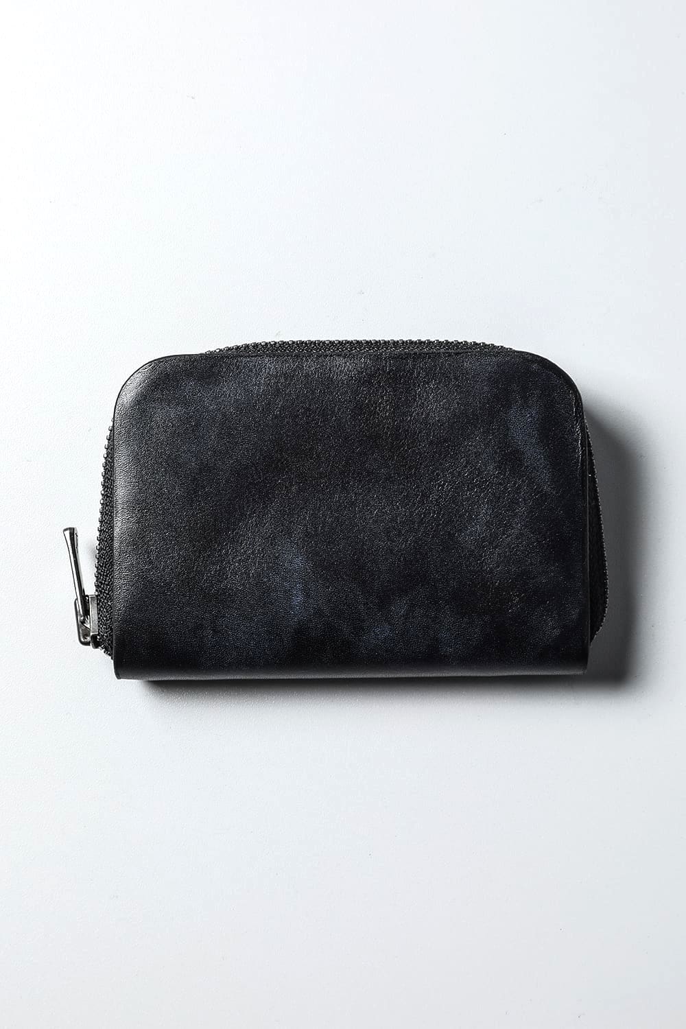 Nagi Wallet Mini Museum Calf  Navy