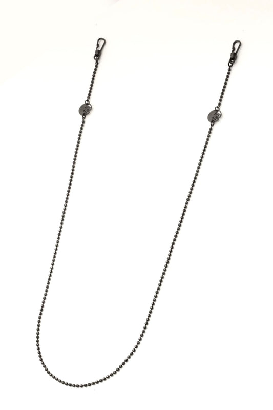 マスク チェーンホルダー ブラック