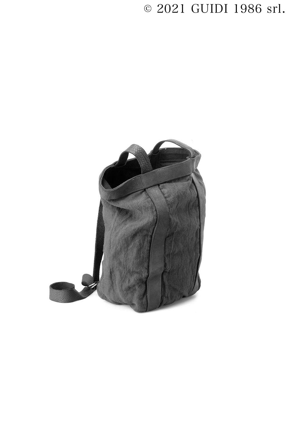 NBP01 - Leather and Linen Backpack