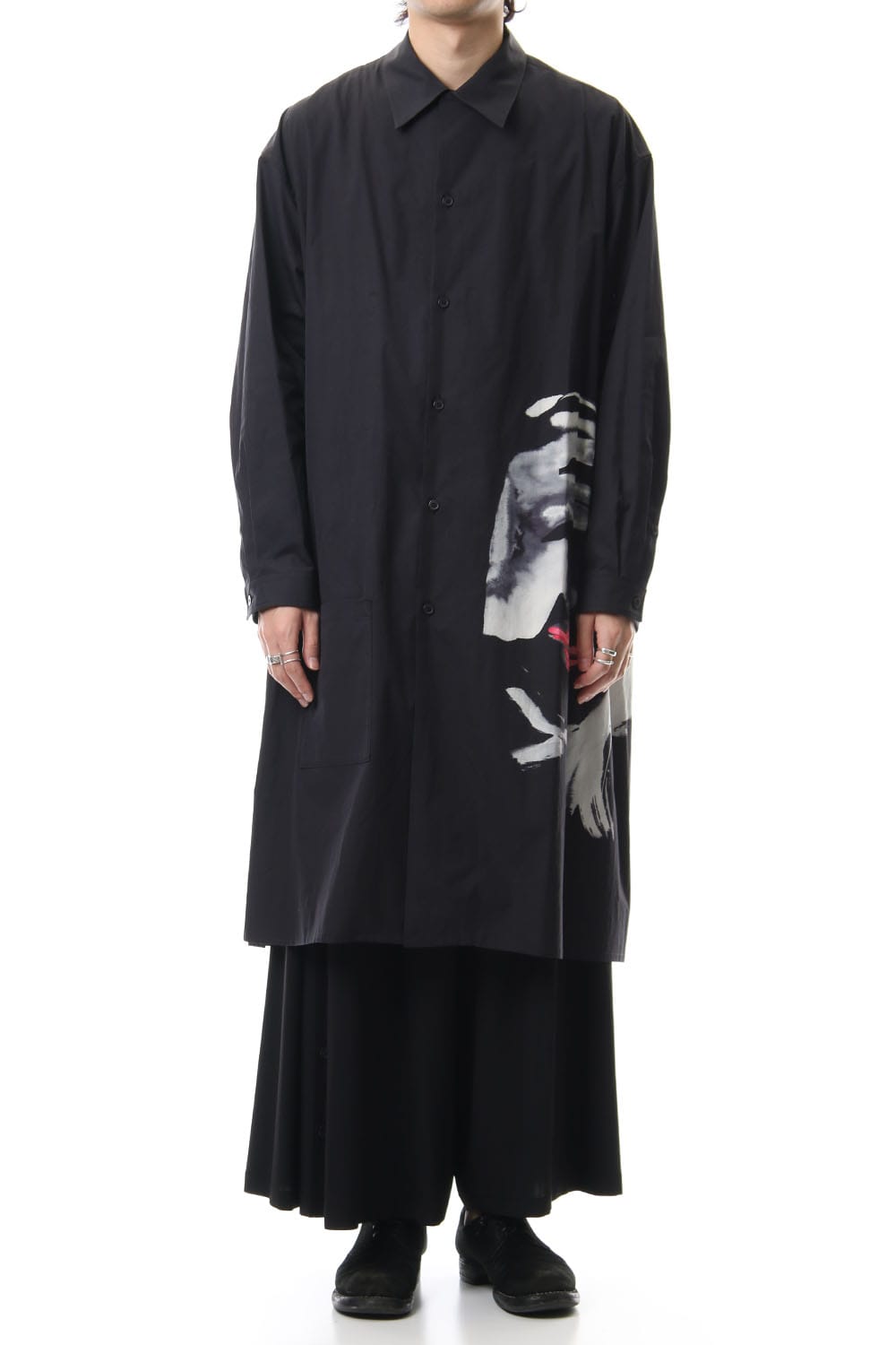 Inverted Face Print Shirts