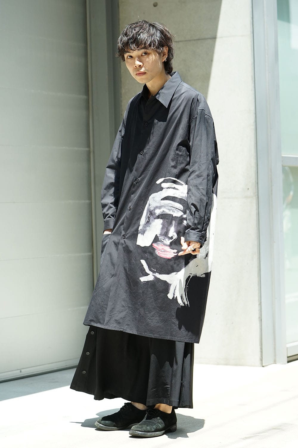 Inverted Face Print Shirts