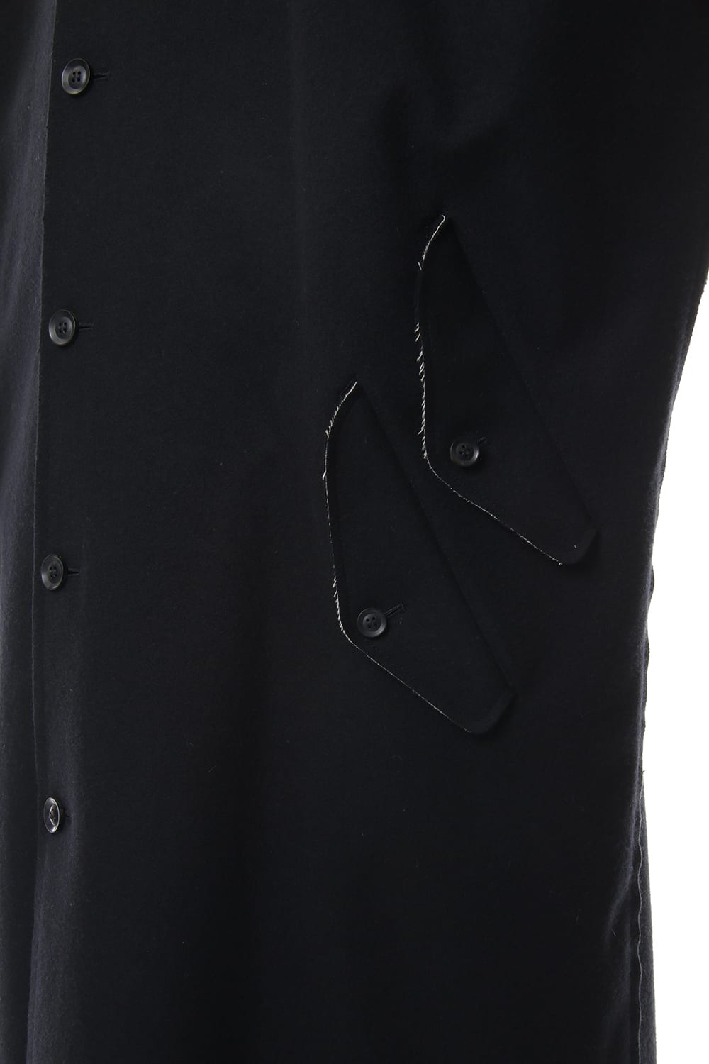  Double Melton Raglan Sleeve Coat