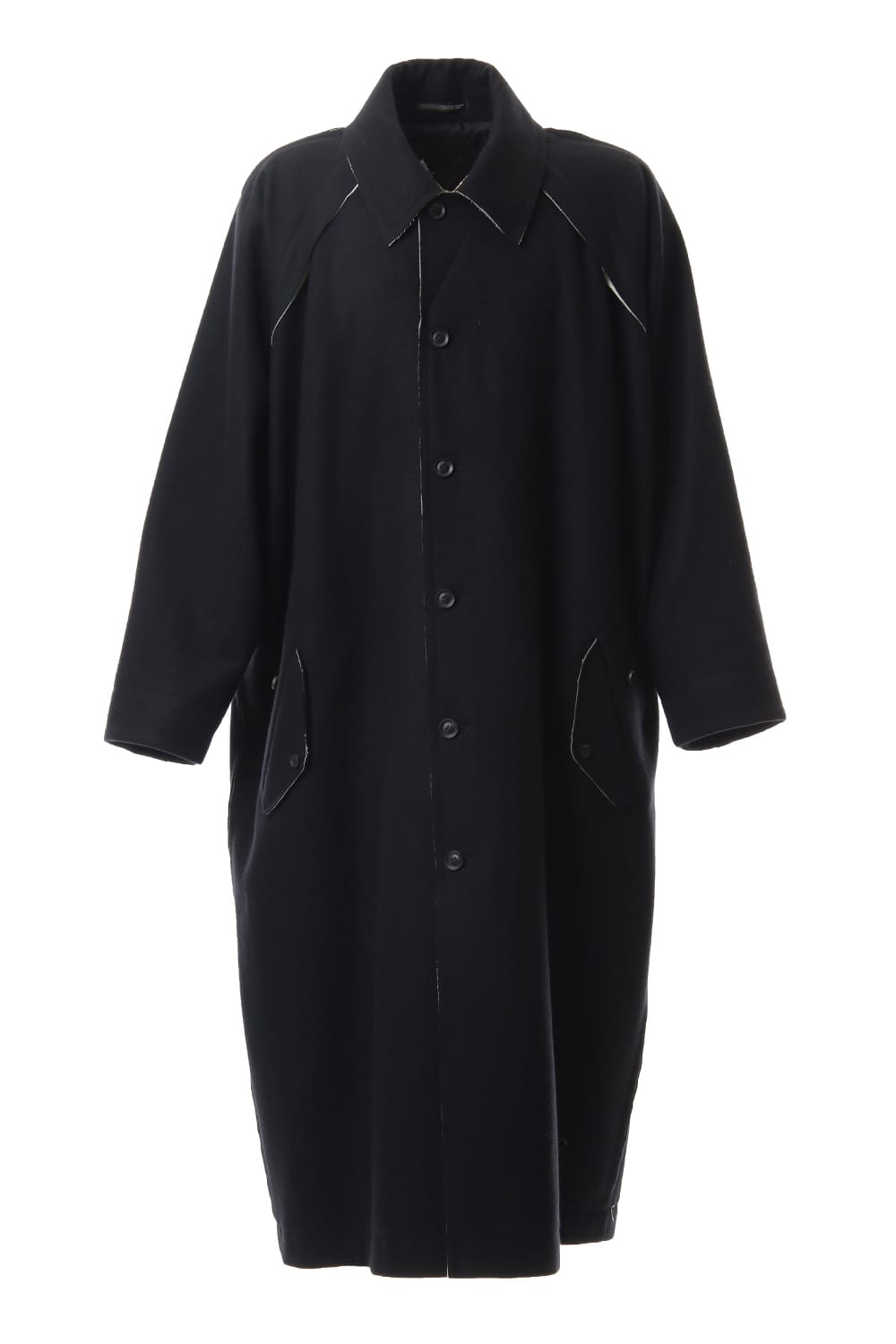  Double Melton Raglan Sleeve Coat