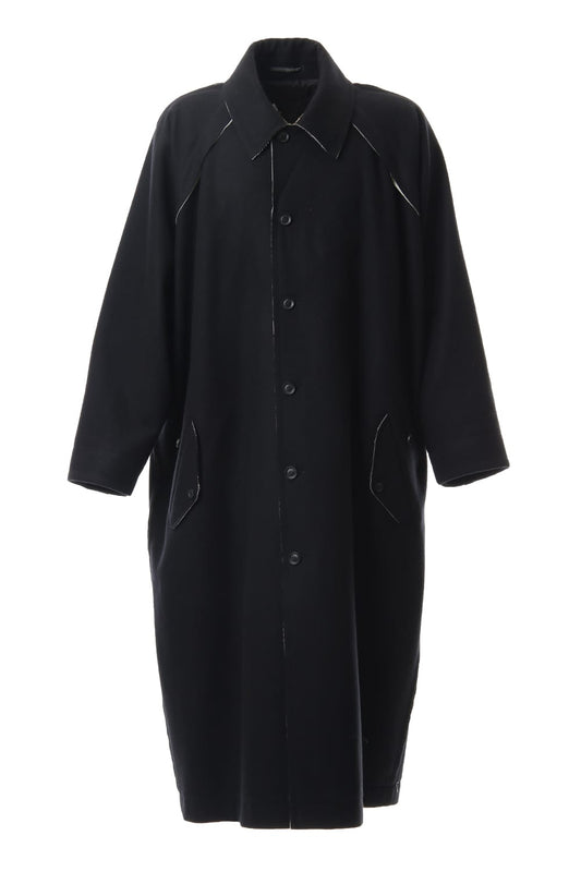 Double Melton Raglan Sleeve Coat