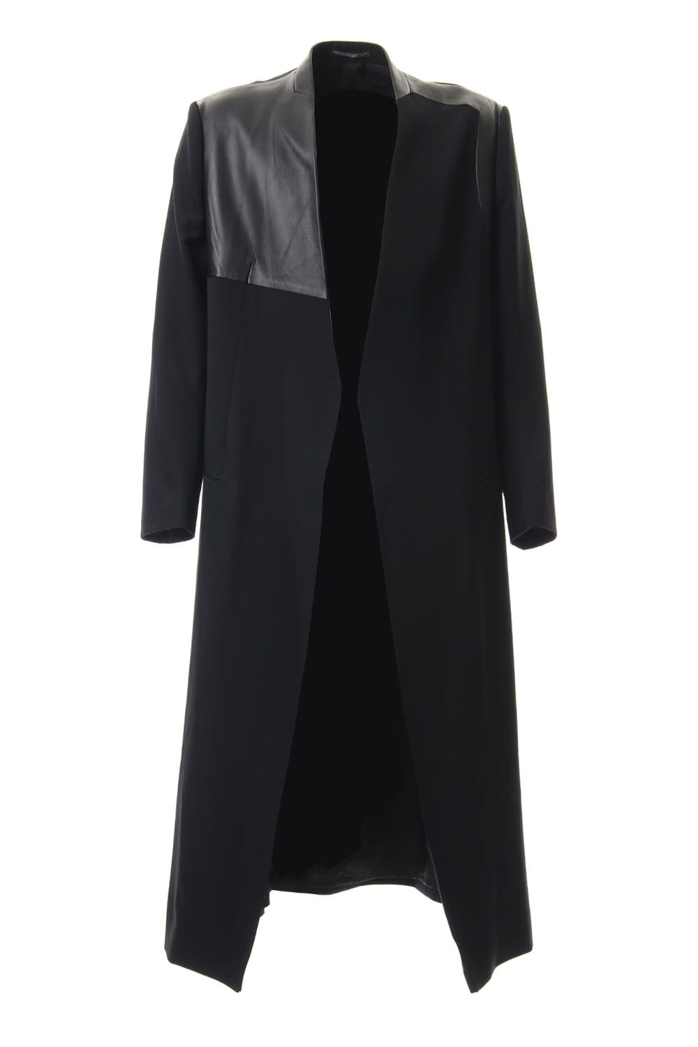 No Collar Switching Jacket