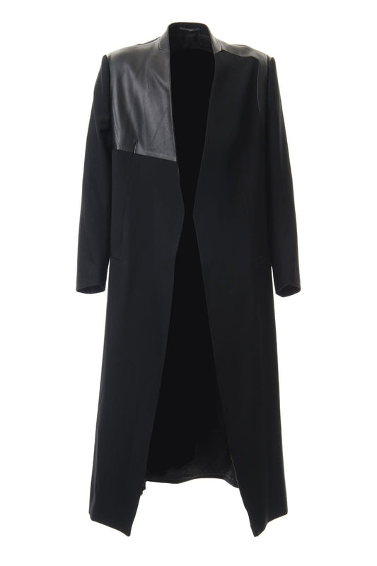 No Collar Switching Jacket