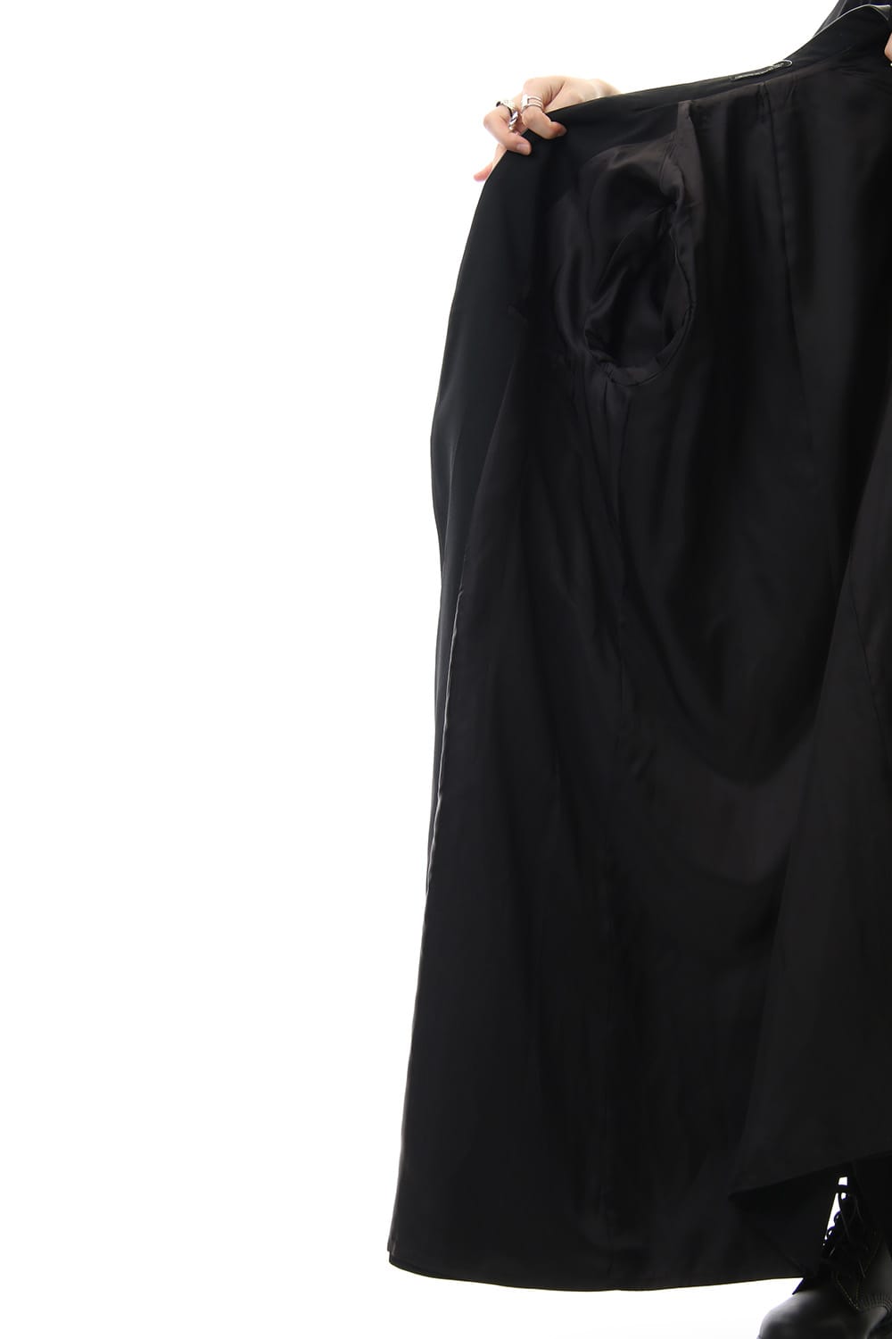 No Collar Switching Jacket