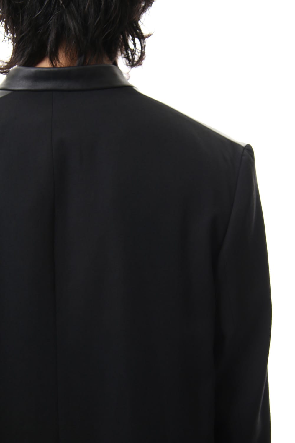 No Collar Switching Jacket