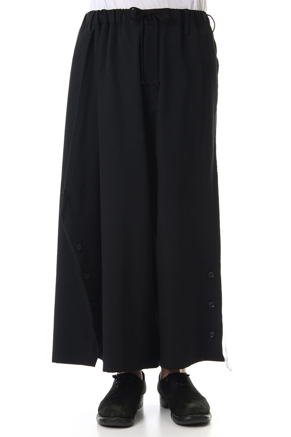 Asymmetry Button Pants 