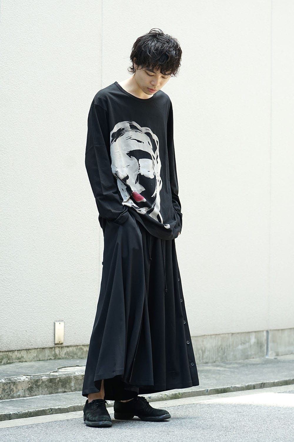 Asakura Print Long Sleeve T shrts