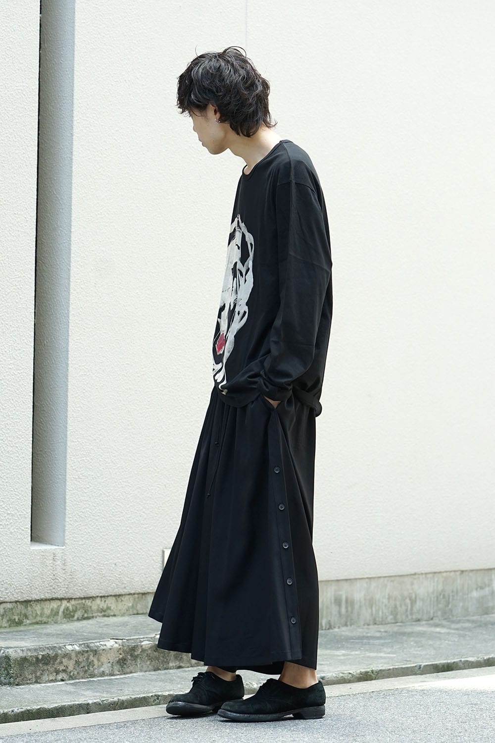 Asakura Print Long Sleeve T shrts