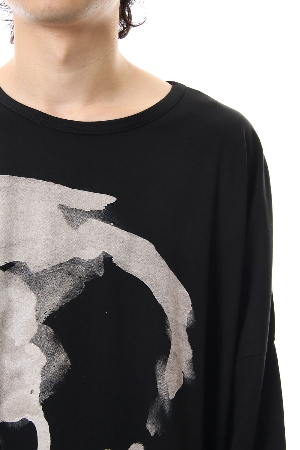 Asakura Print Long Sleeve Big T shrts