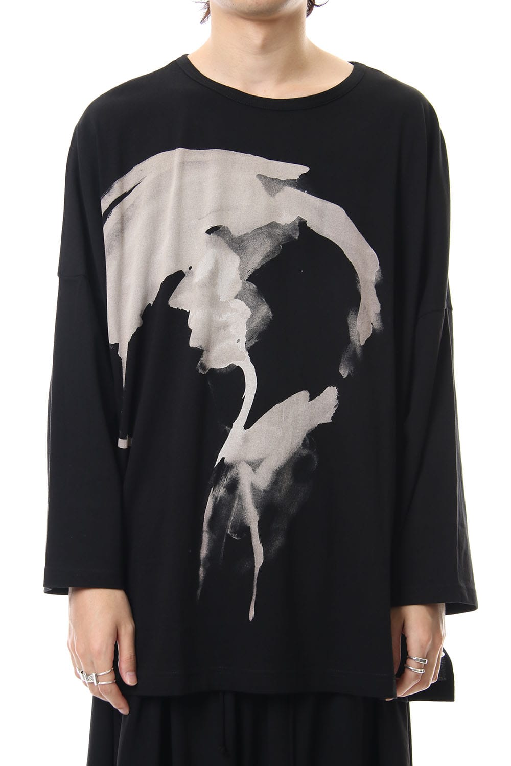 Asakura Print Long Sleeve Big T shrts