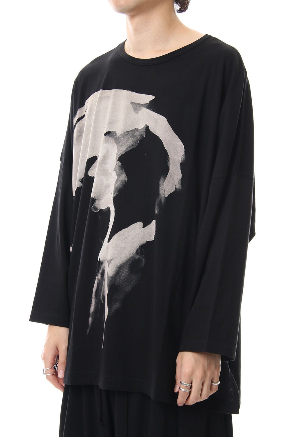 Asakura Print Long Sleeve Big T shrts