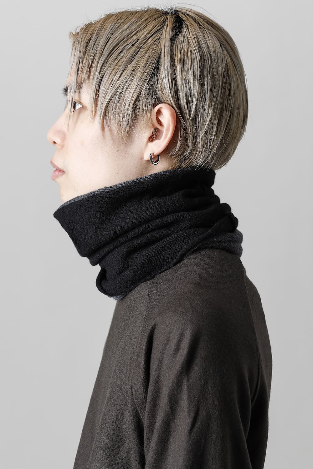 Reversible Snood Black / Grey