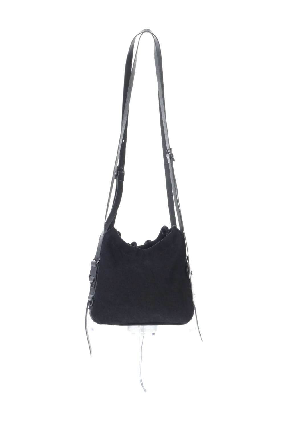 Jute x Cotton Military Twill Small Shoulder Bag Wine