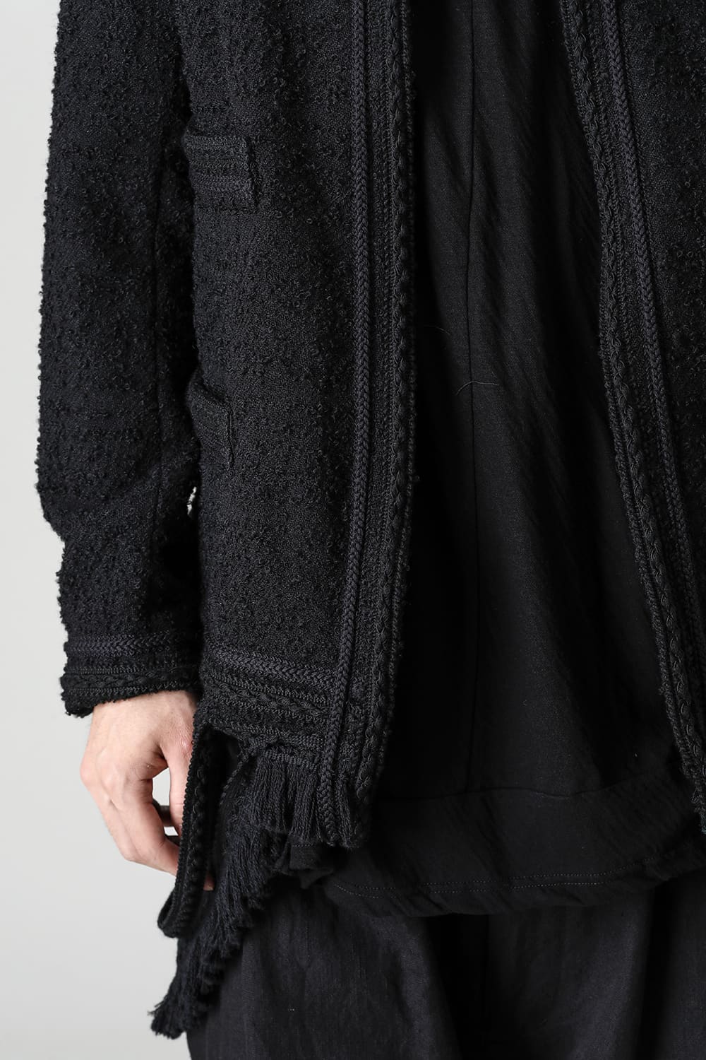 Wool Braid / Fringe Short Jacket