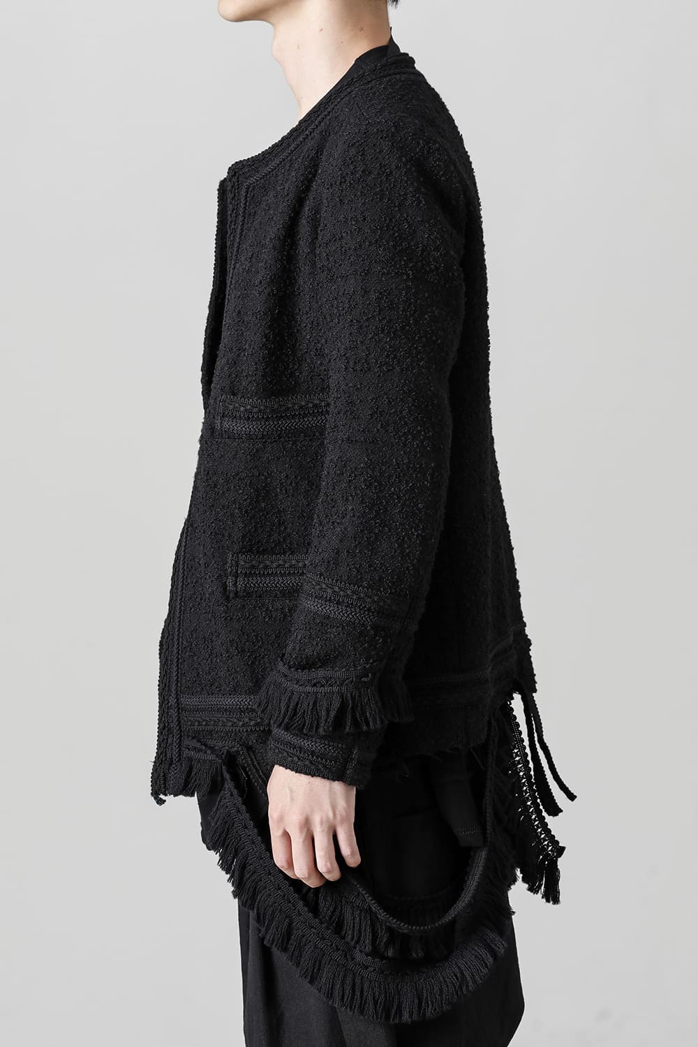 Wool Braid / Fringe Short Jacket