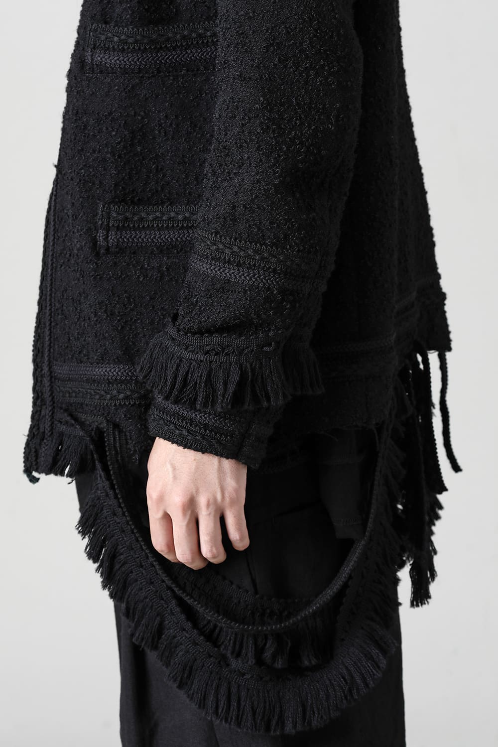 Wool Braid / Fringe Short Jacket