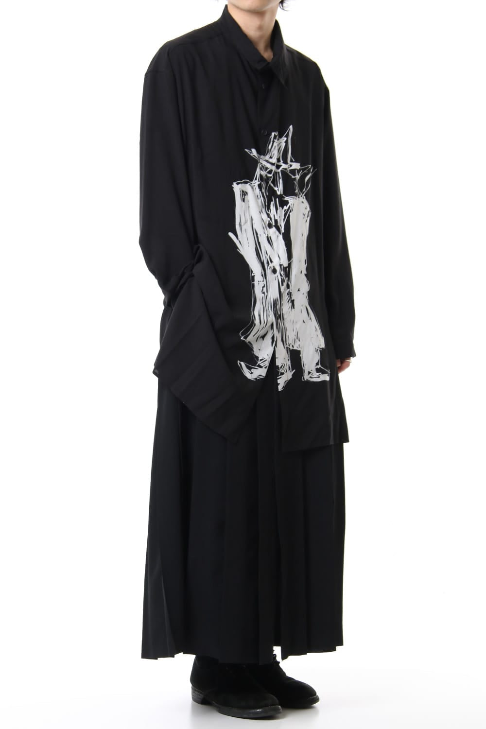 Standing figure Print Long shirts