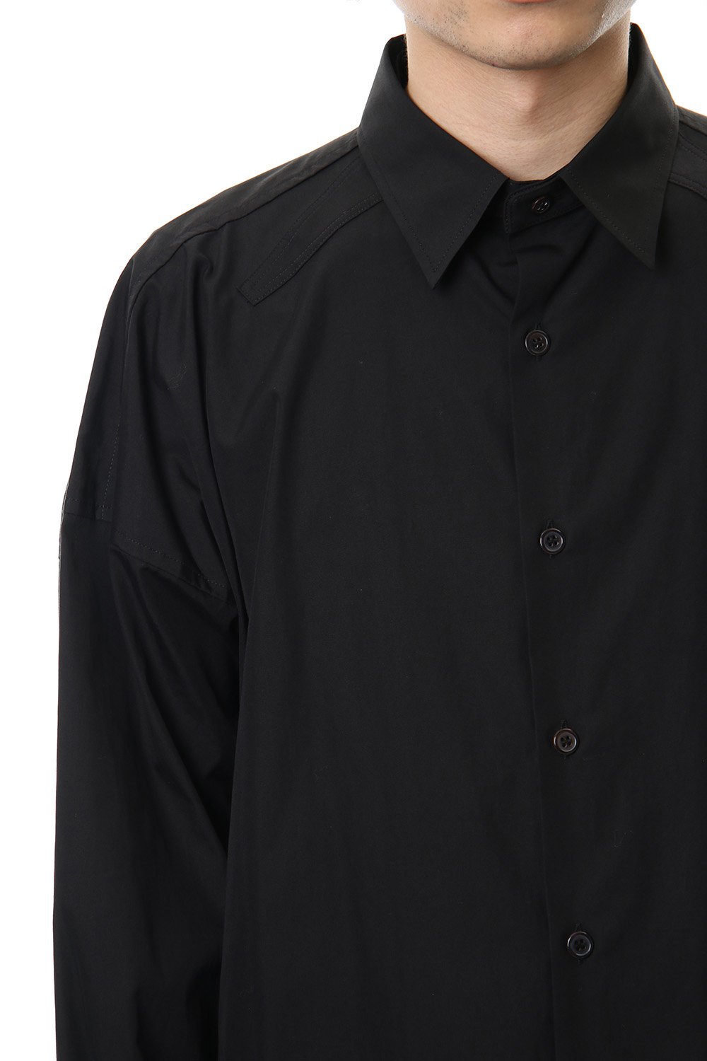 Spare collar FEMME Yohji Yamamoto Art Long shirts - Black