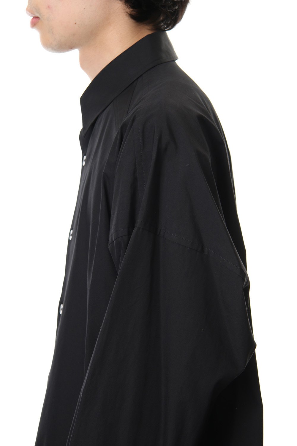 Spare collar FEMME Yohji Yamamoto Art Long shirts - Black