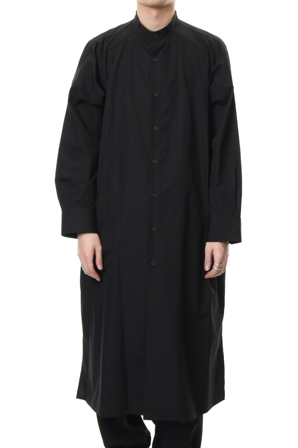 Spare collar FEMME Yohji Yamamoto Art Long shirts - Black