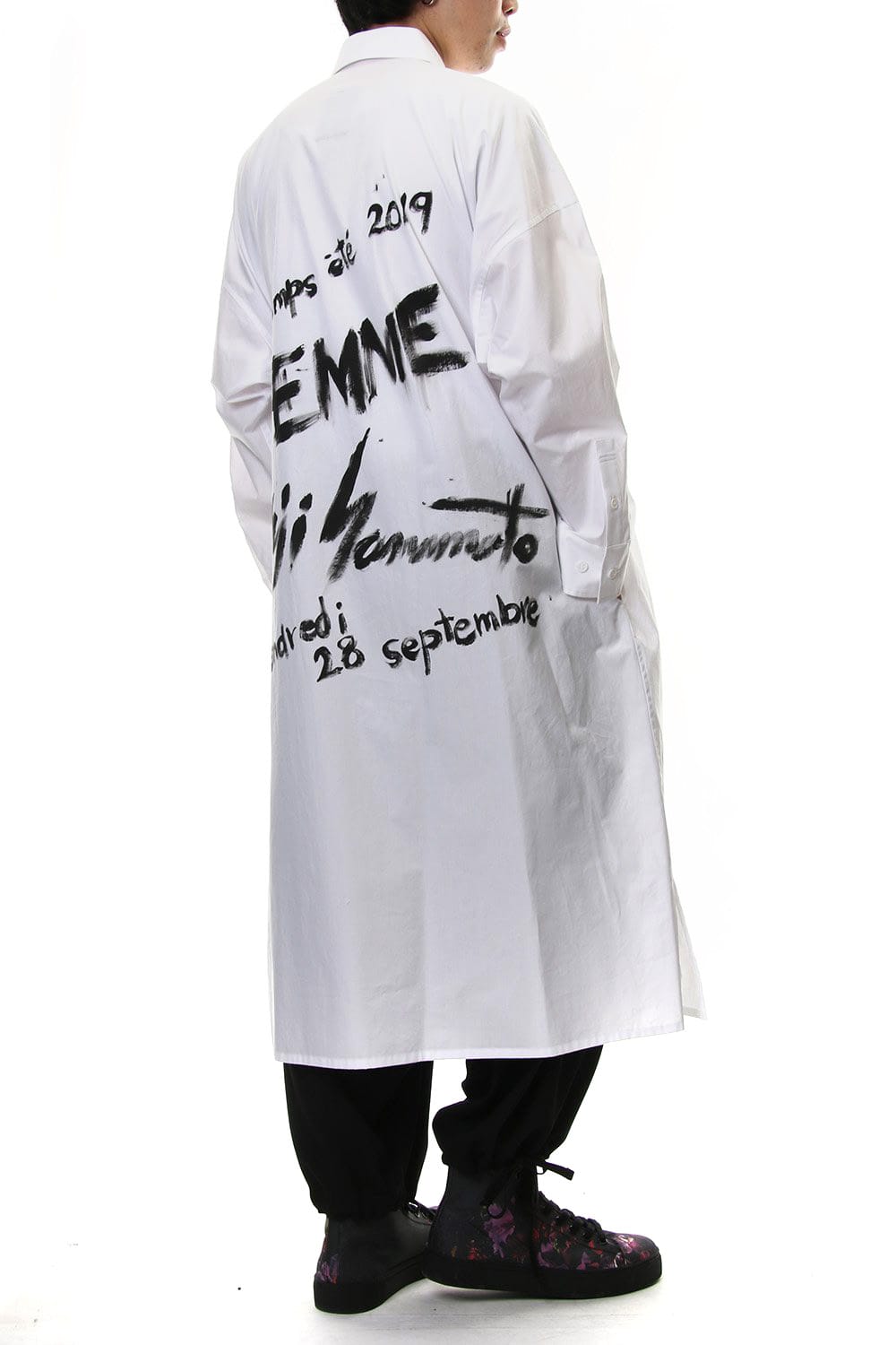 Spare collar FEMME Yohji Yamamoto Art Long shirts - White