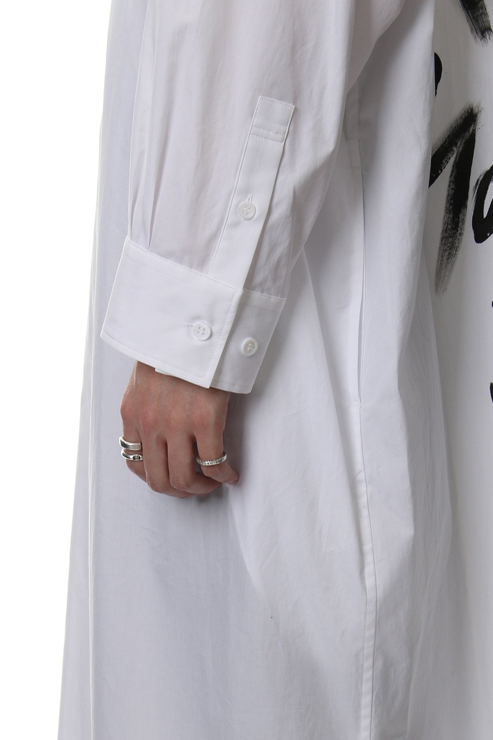 Spare collar FEMME Yohji Yamamoto Art Long shirts - White