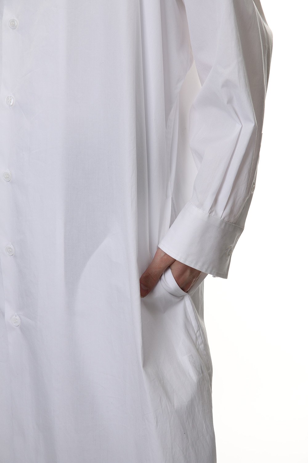 Spare collar FEMME Yohji Yamamoto Art Long shirts - White