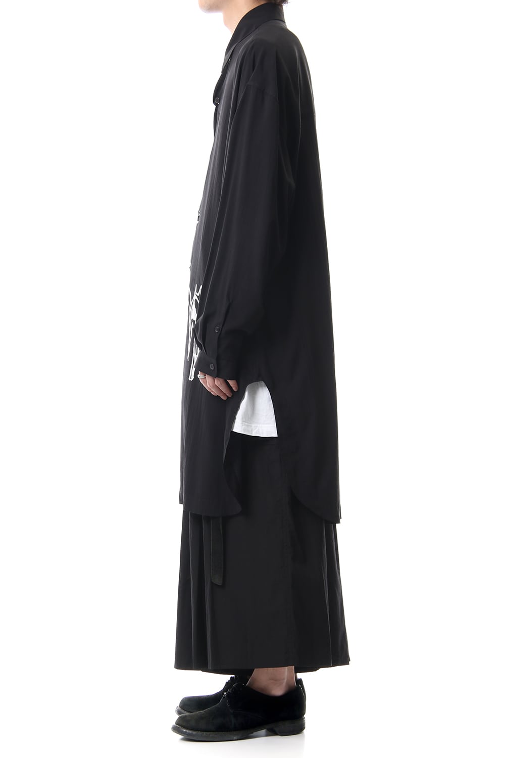 Hem round Walk Art Long shirts