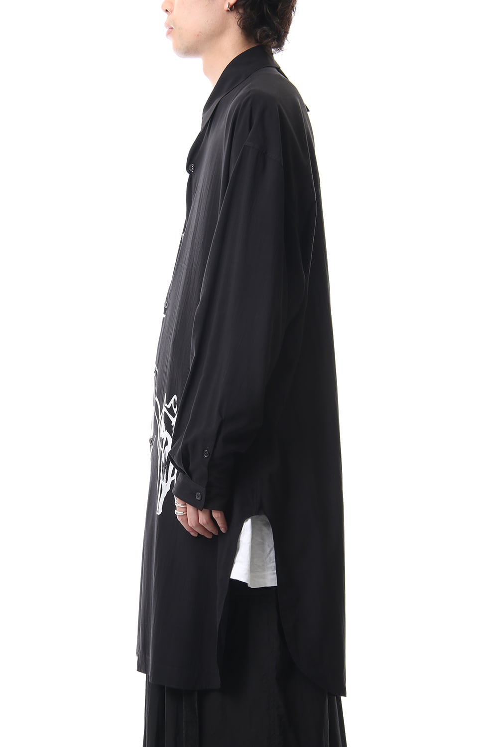 Hem round Walk Art Long shirts