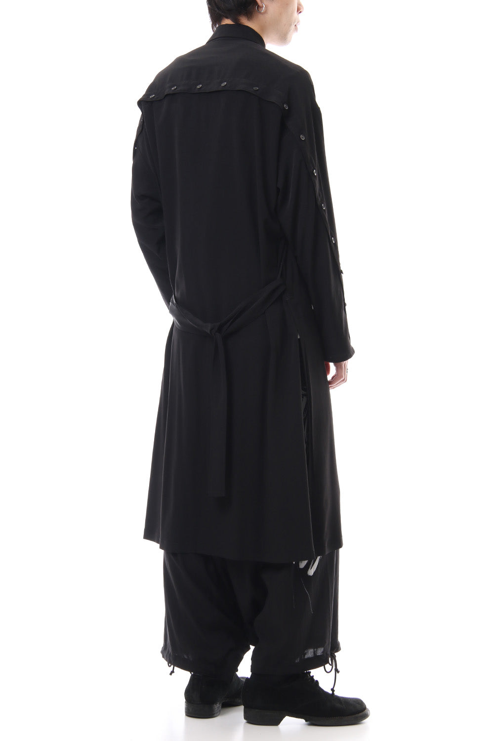 Open Button Long Shirt