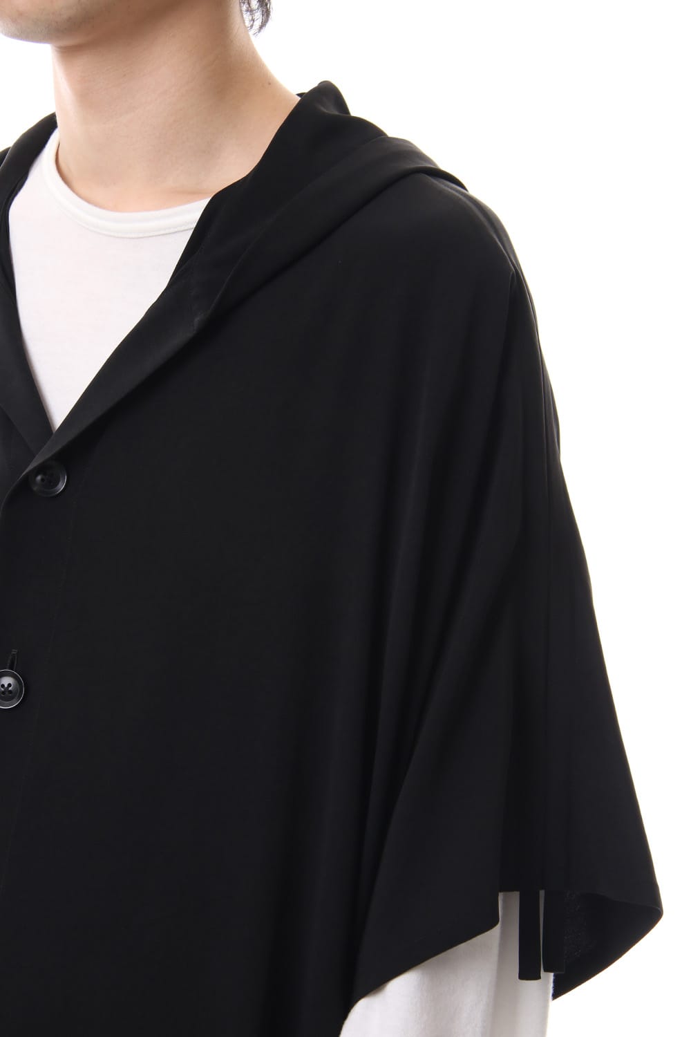 French Sleeve Hoodie Coat