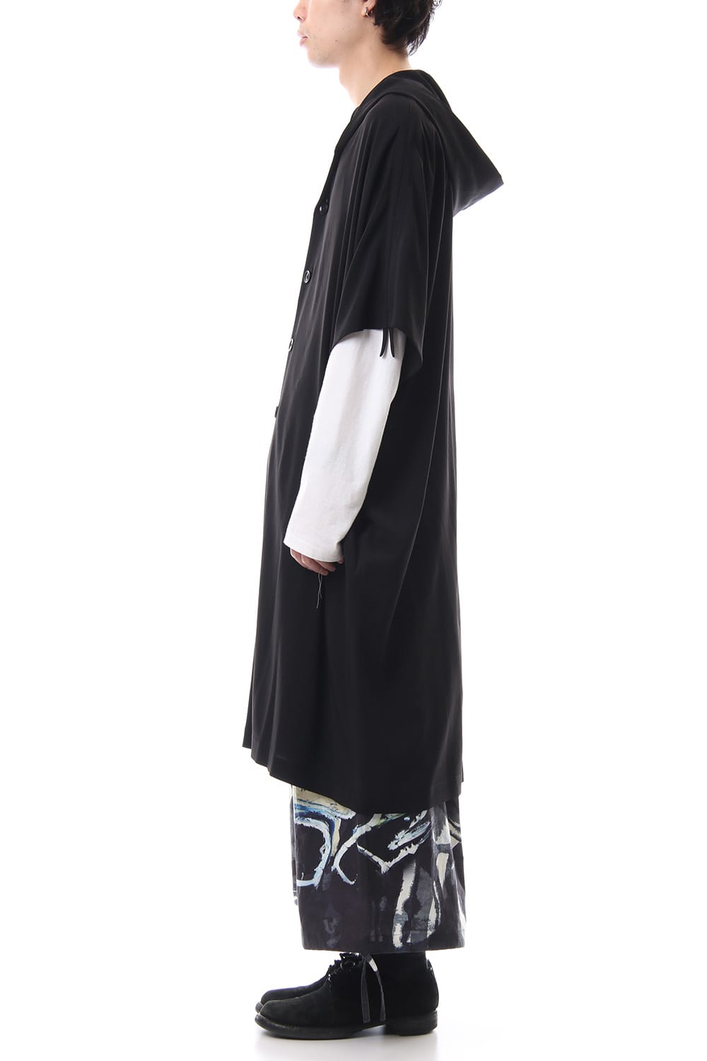 French Sleeve Hoodie Coat