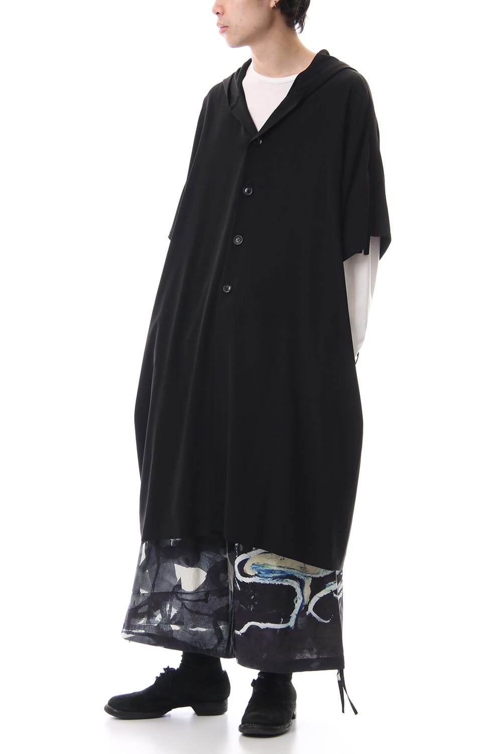 French Sleeve Hoodie Coat